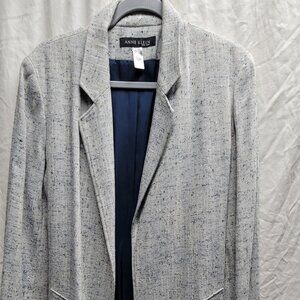 Vintage Anne Klein Tweed Textured Coat